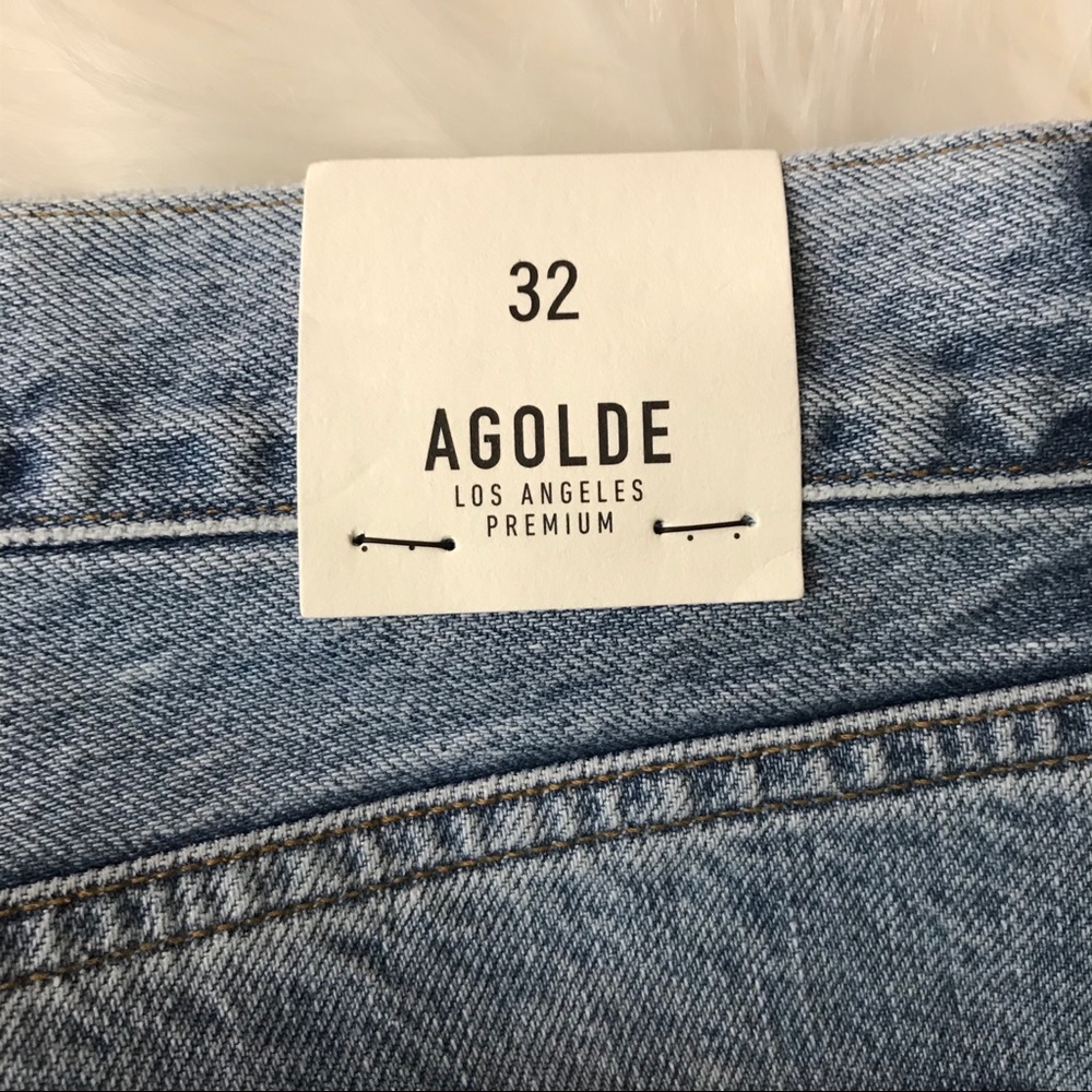 🥂SOLD AGOLDE Riley High Rise Crop Jeans in BLUR - Picture 11 of 16